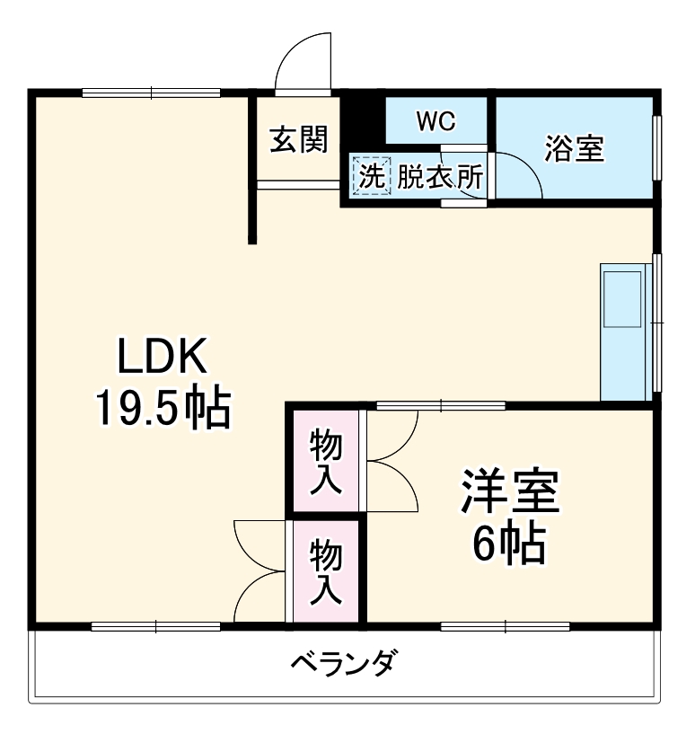 アイロスコートの間取り