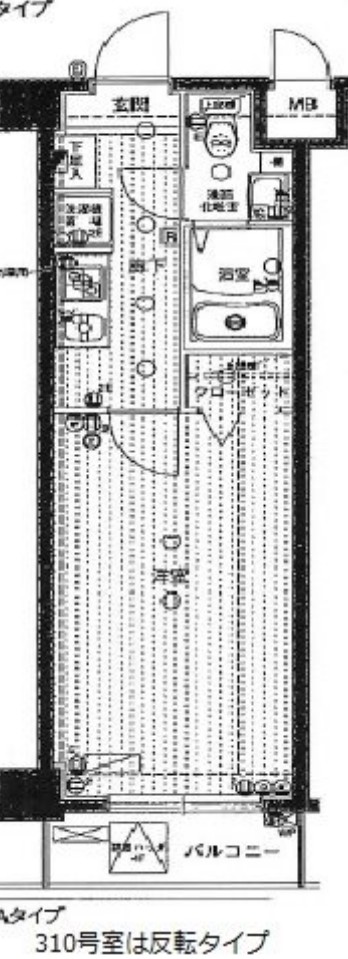 ラグジュアリーアパートメント品川シーサイドの間取り