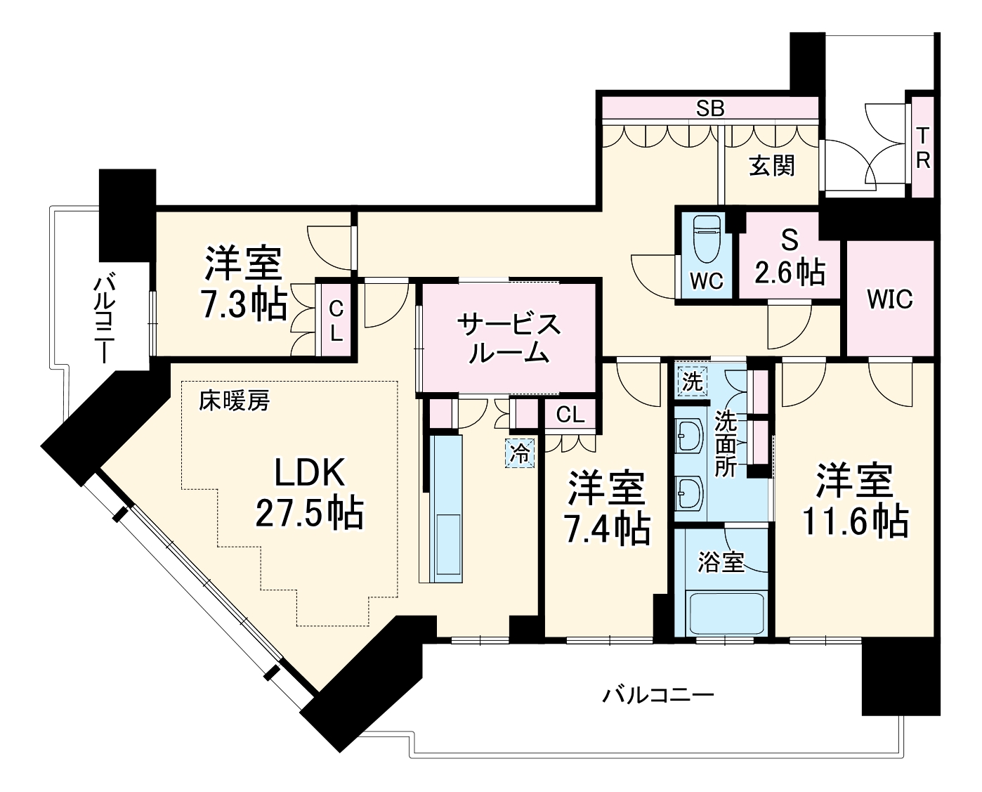プラウド新浦安の間取り