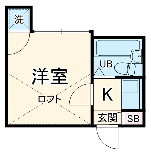 コーポリバティの間取り