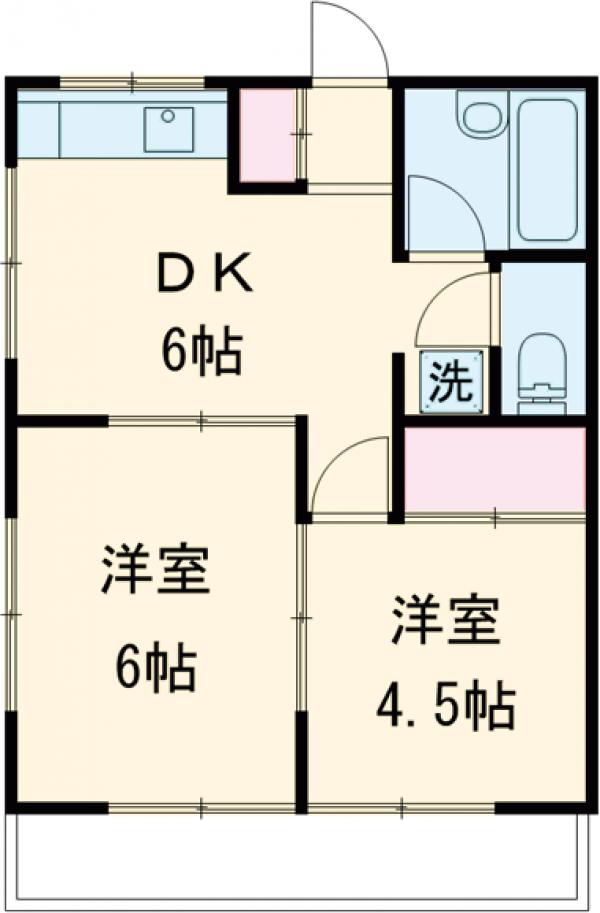 シャトー壱番館の間取り