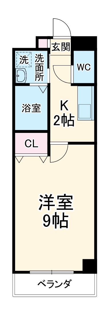 CREST GARDEN Mの間取り