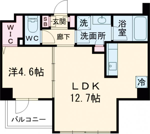 シエール自由が丘・301号室の間取り