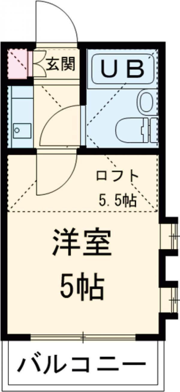 コーポマリーナ尾山台の間取り