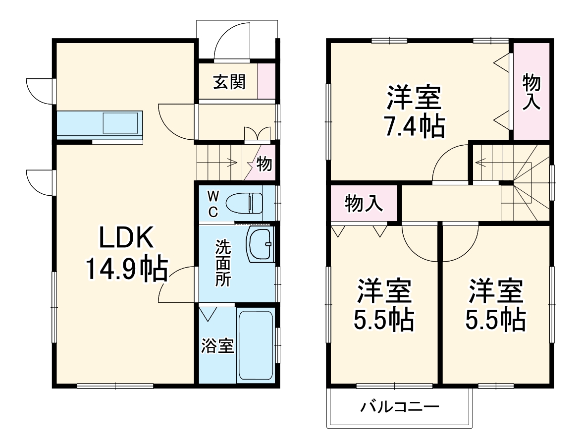 グランソフィア戸塚の間取り