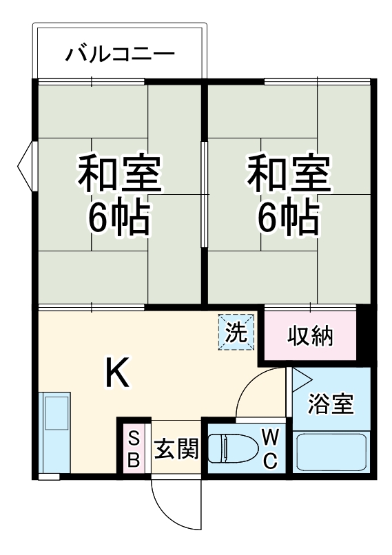 マルキハイツの間取り