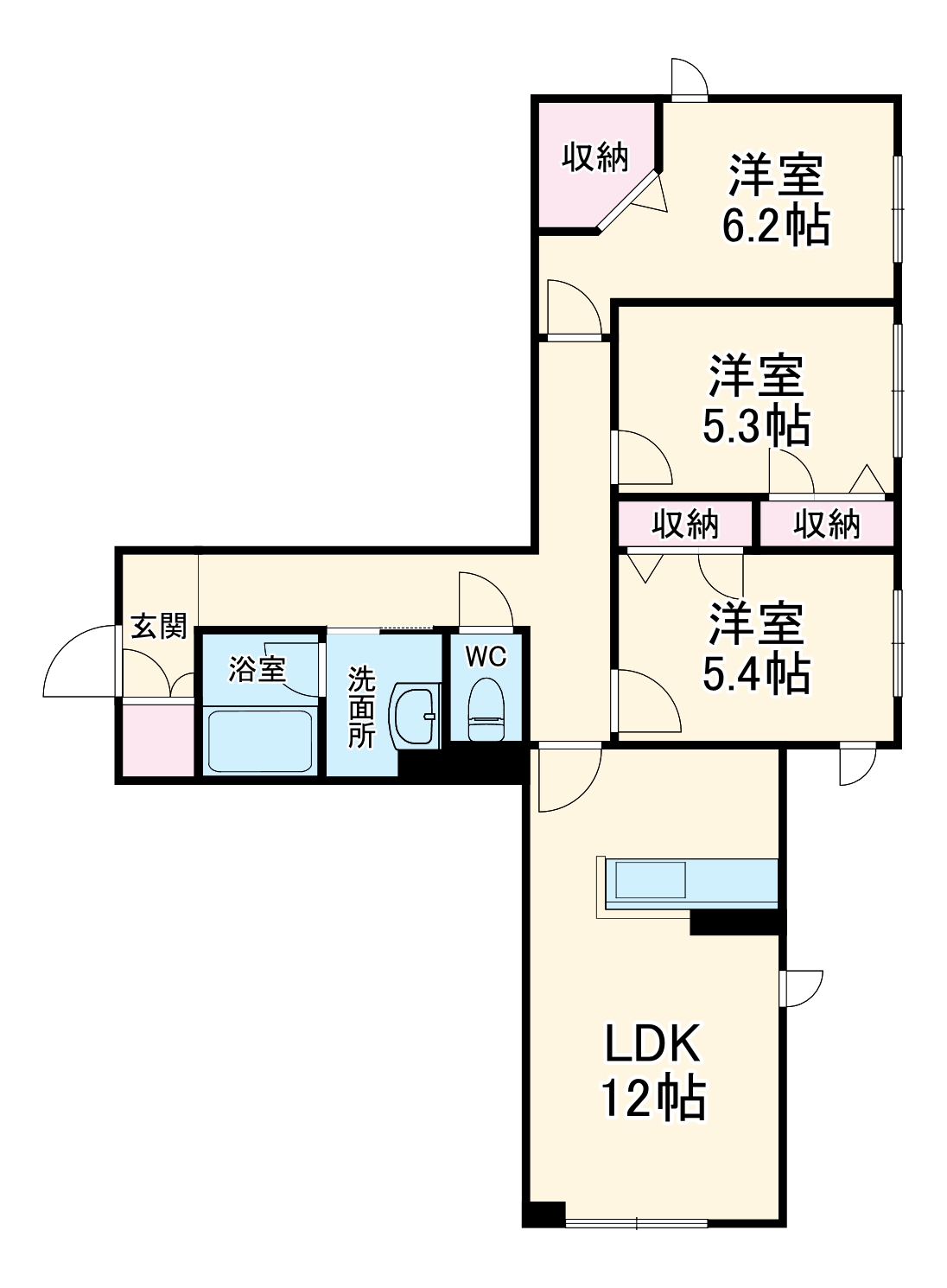 Maison de Lueurの間取り