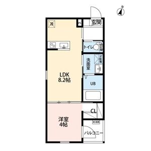 クレリア花池町の間取り