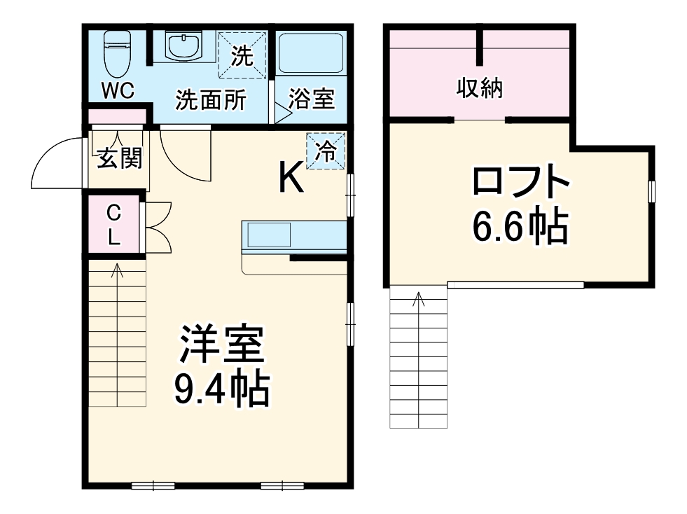プリマ所沢元町の間取り