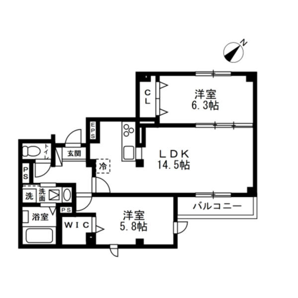 GRAND MAISON NISHICHIBAの間取り