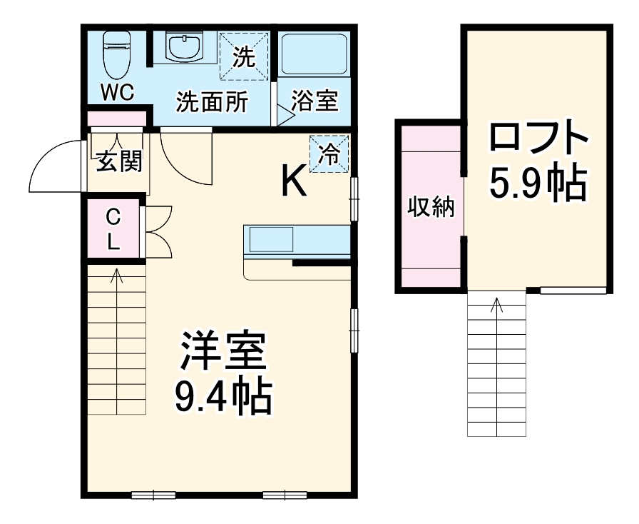 プリマ所沢元町の間取り