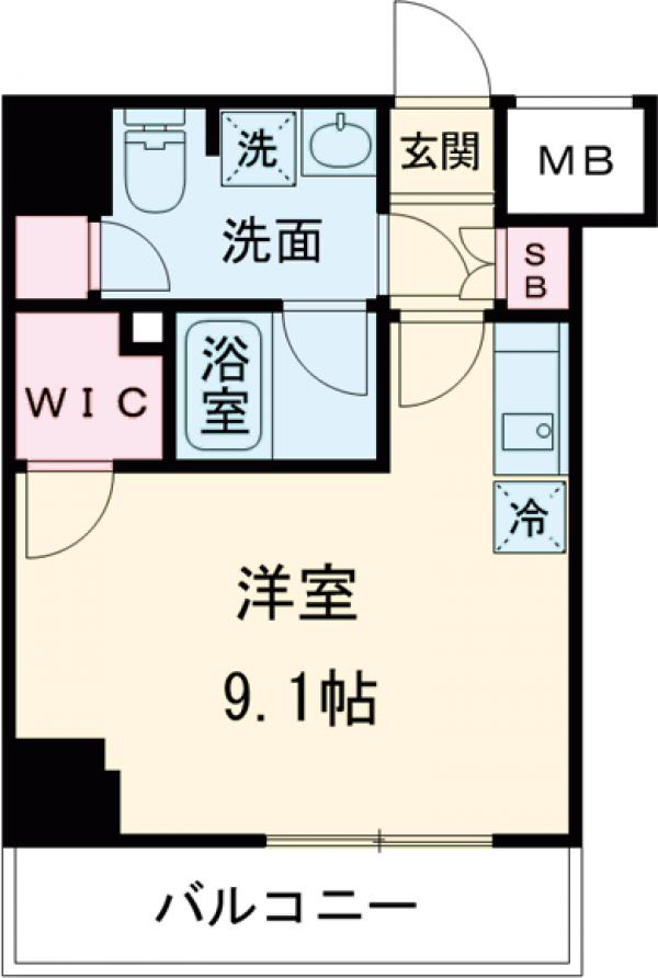 ミライズ新小岩マーロの間取り
