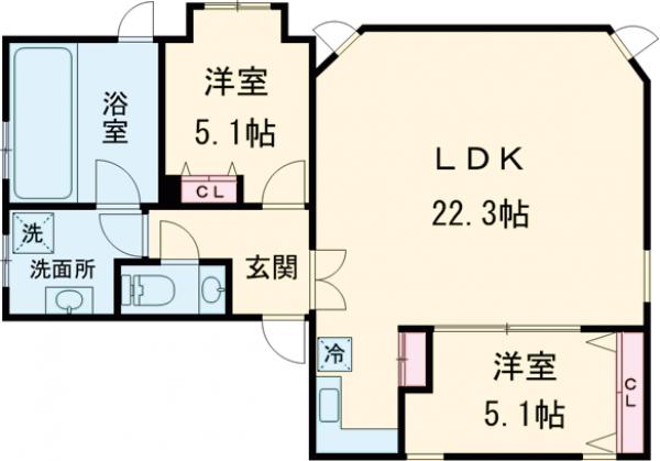 ＦＢＯＸＨＯＵＳＥの間取り