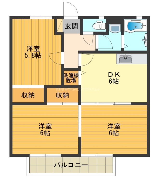 サンガーデン中山の間取り