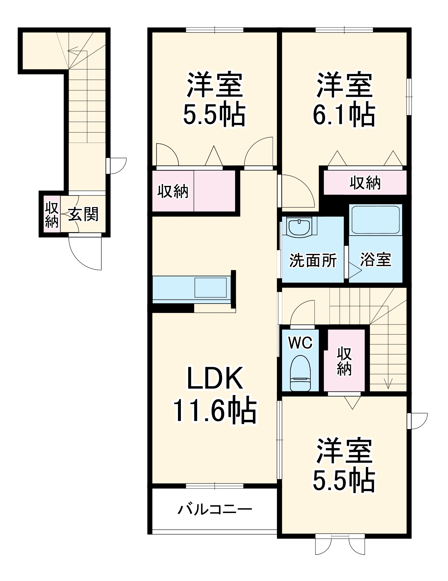 パルタ・NY弐番館の間取り