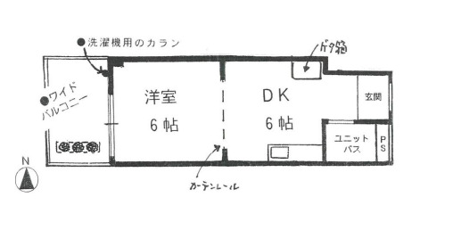 シャンピア阿波座の間取り