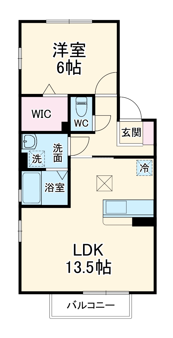 メルシー寿・幸 Bの間取り