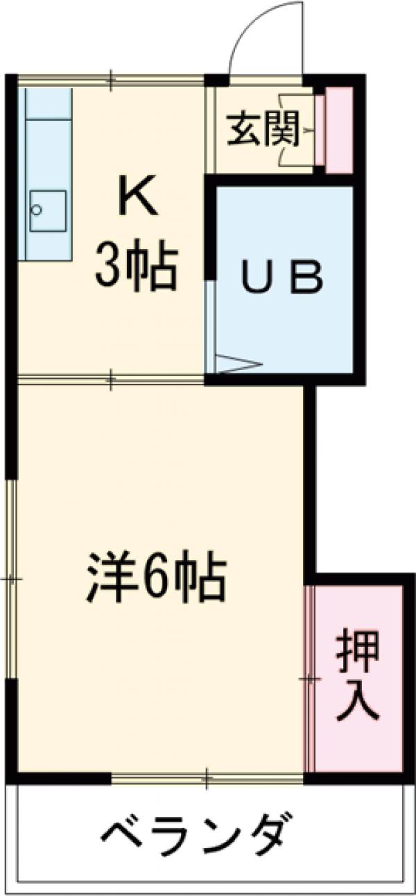 第2コーポヒジカタの間取り