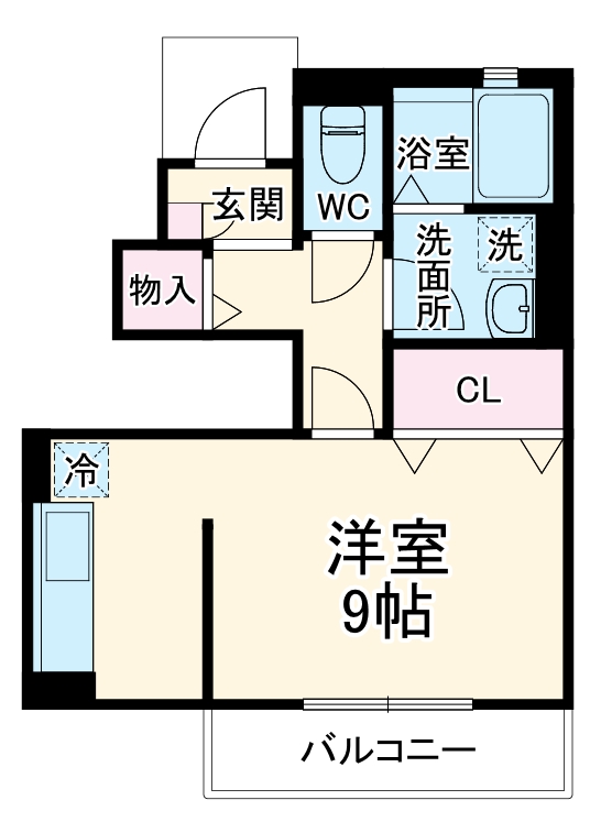 クレール ヴェールメゾンⅠの間取り