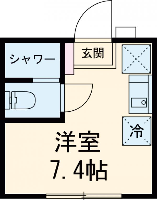 シエスタヴィラ代田橋エルプエブロS棟の間取り
