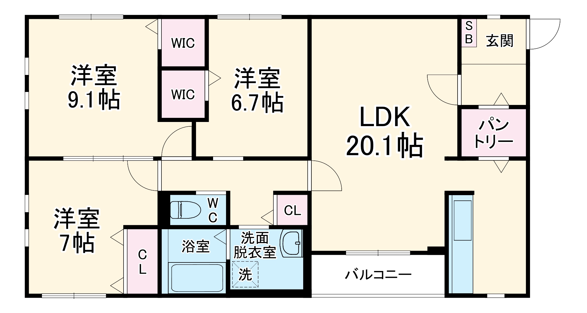 グレイスの間取り