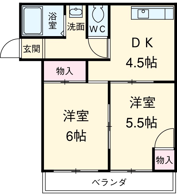 伊東マンションの間取り
