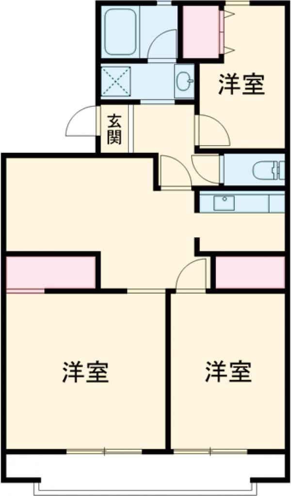 第3ルミエールハヤシの間取り