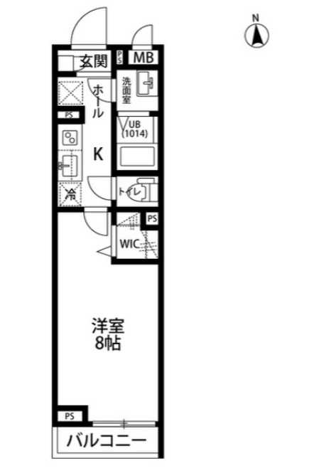 クレール ヴェールメゾンⅡの間取り