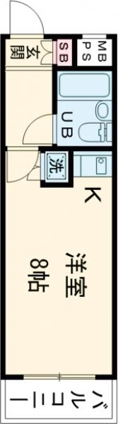 ライオンズマンション方南町駅前の間取り