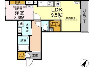 コルザ南台の間取り