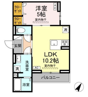 コルザ南台の間取り