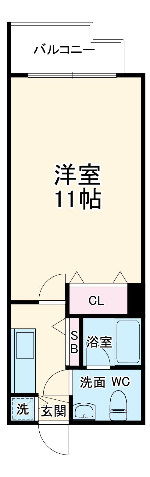 シャンブル・Kの間取り