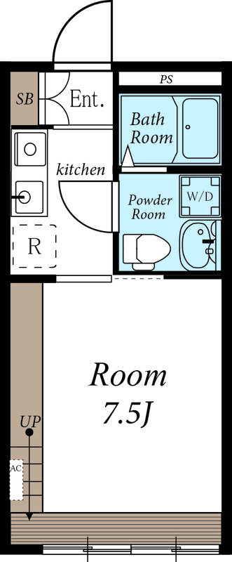 MAISONETTE BLANCの間取り