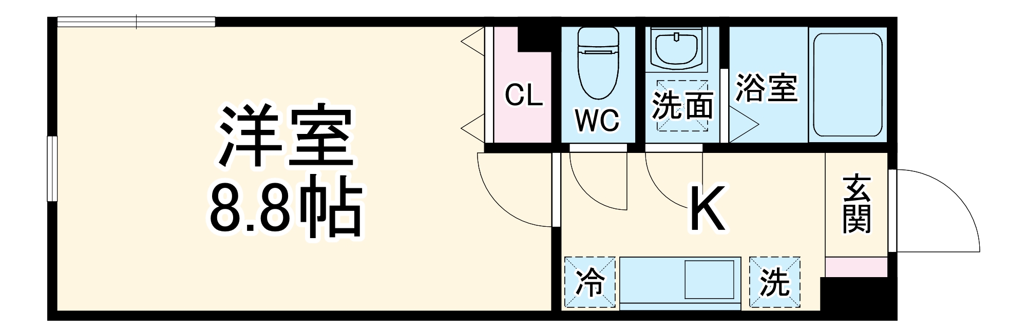 ノーブルヴィレッジさちが丘の間取り