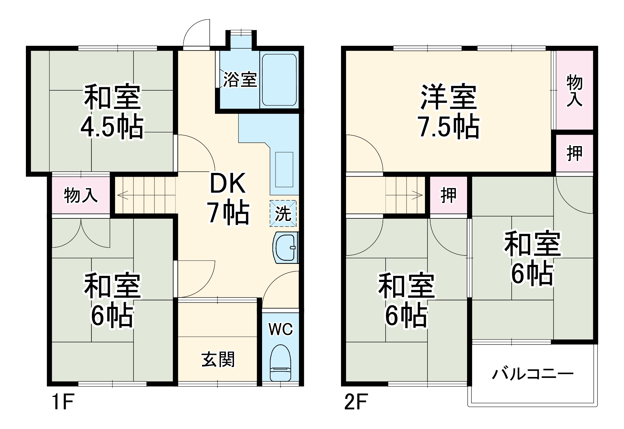 新橋町駅前戸建の間取り