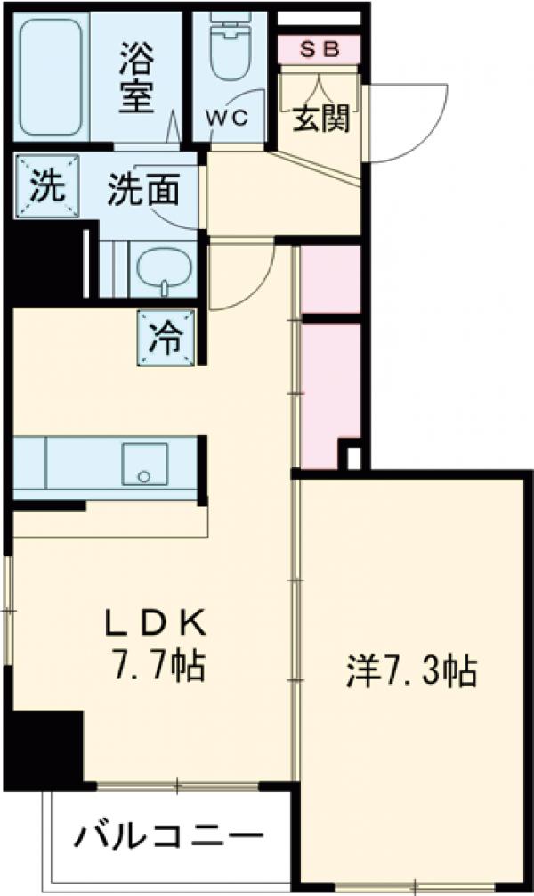 パティーナ本所吾妻橋の間取り
