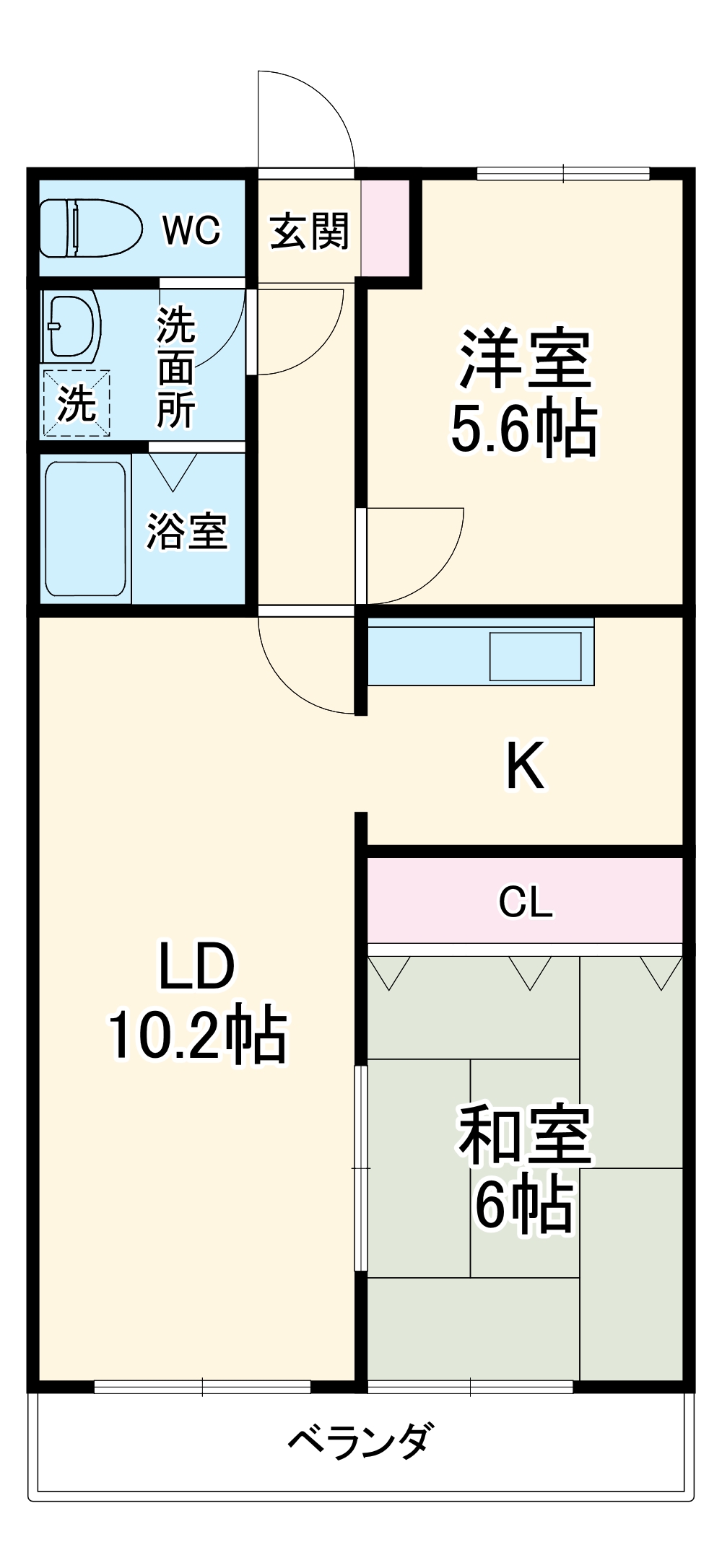 アベニュー弐番館の間取り
