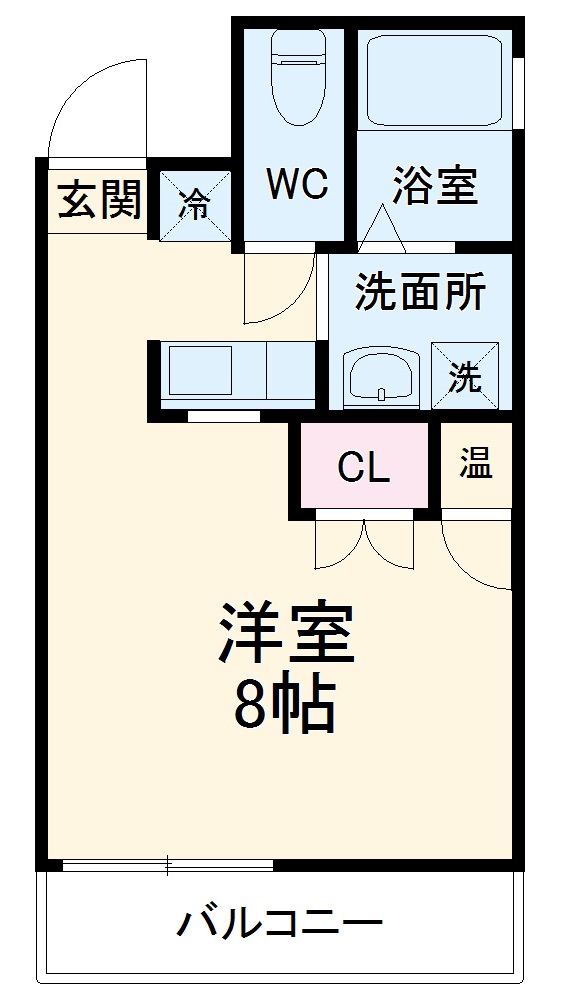 アンリシェール橋本Bの間取り