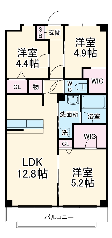ロマネスクKENの間取り