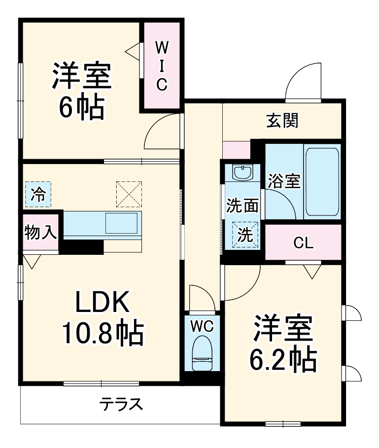 Aigretteの間取り