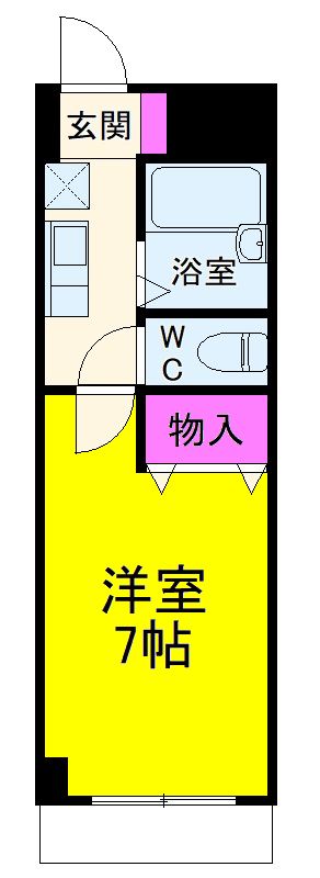 ベルサイト新松戸の間取り