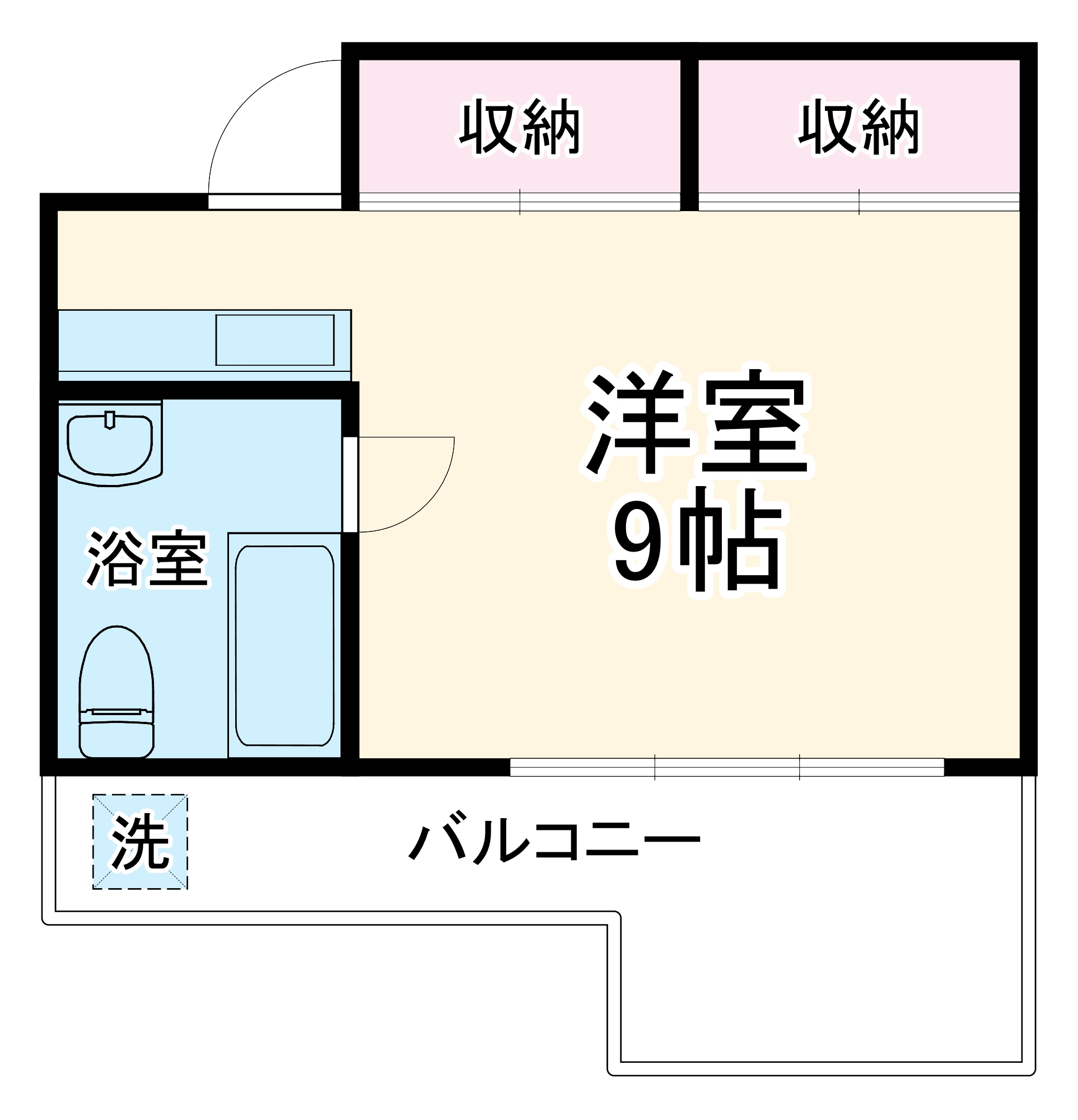 シャイン元住吉の間取り