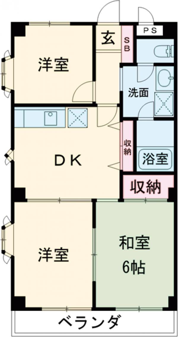 SK小松川の間取り