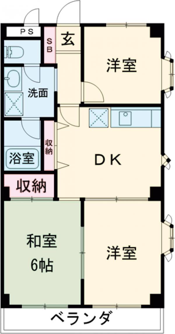SK小松川の間取り