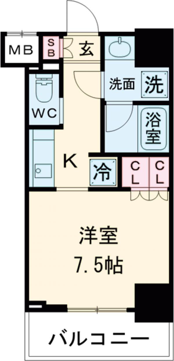 ルフォンプログレ南大塚の間取り