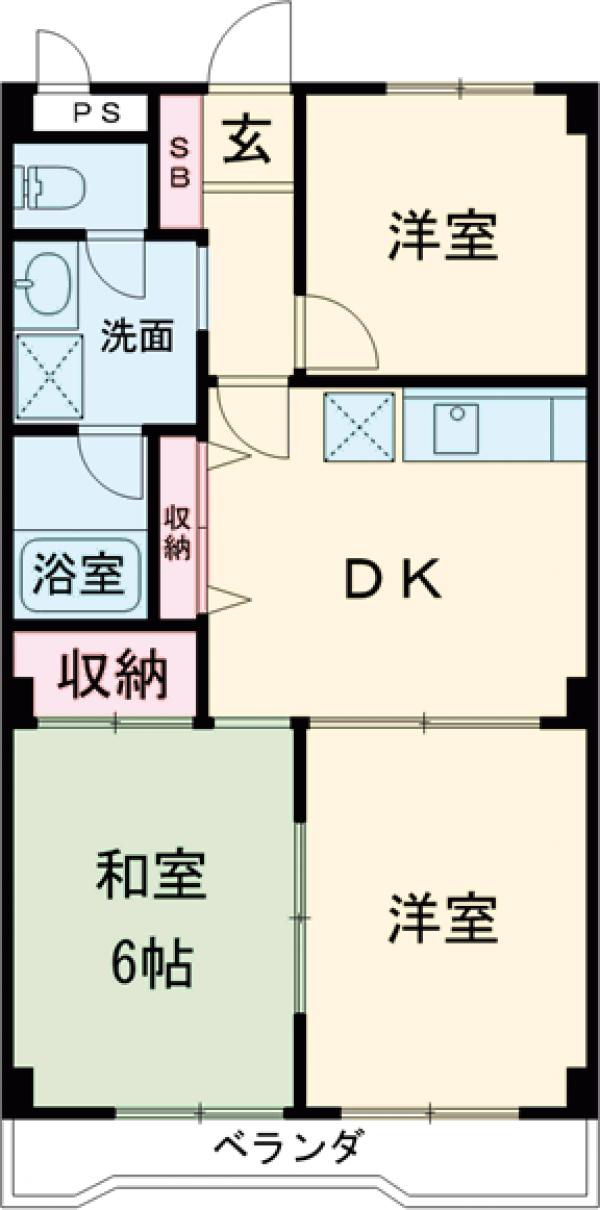 SK小松川の間取り