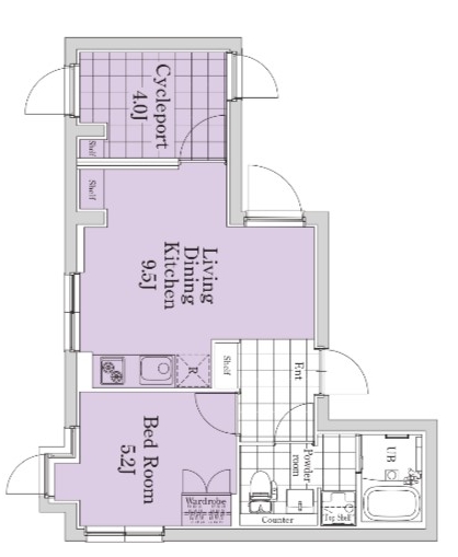 SOU三軒茶屋Ⅱの間取り