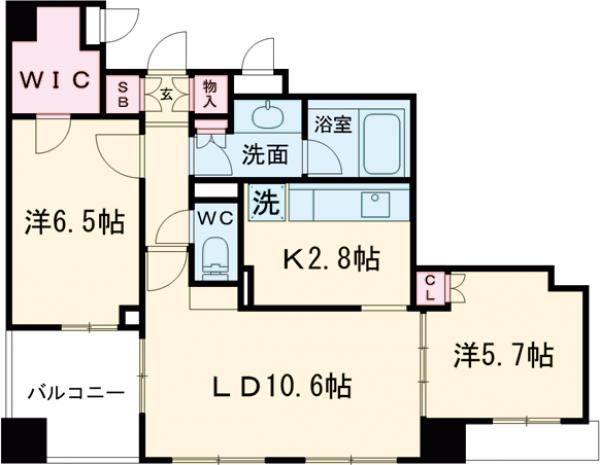 エスティメゾン巣鴨の間取り