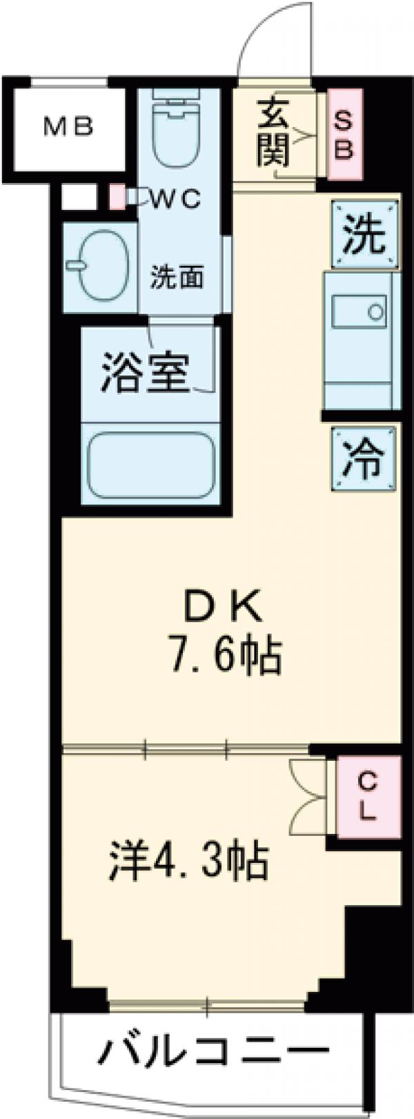 ルフォンリブレ赤羽の間取り
