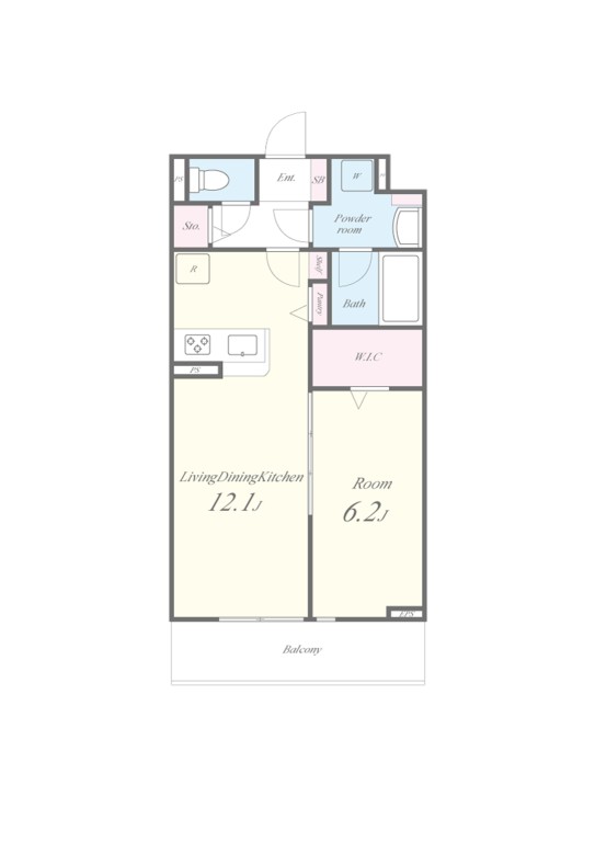 LUCIE TSⅡの間取り